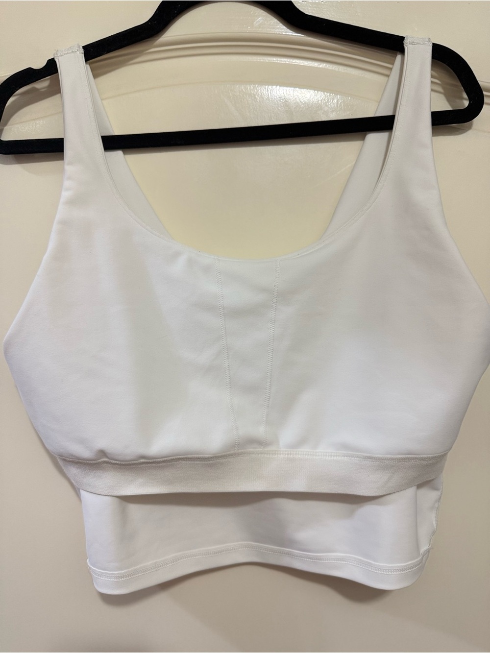 Old Navy White Active Powersoft Sports Bra Top - Picture 5 of 7
